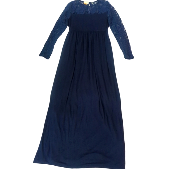 PINKBLUSH Lace Detailed Maxi Dress ~ NWT - Picture 8 of 15